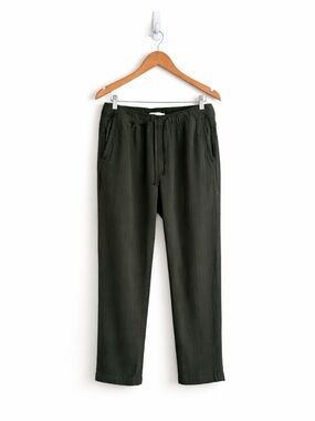 Zara Men Textured Cotton relaxed Fit Pants